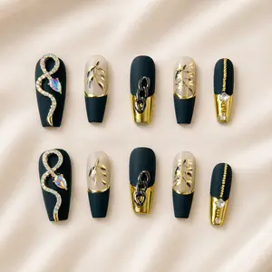 Serpentine Phantom Press-on Nails, Beauty & Personal Care Nail Art Decoration Accessories