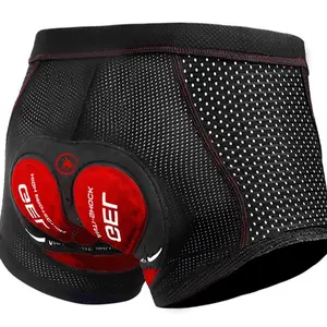 Men's 5D Gel Padded Cycling Shorts,High Elasticity Fabric breathable Sport Underwear for Road Bike,High density foam soft Mountain Bike Professional Sports Clothing