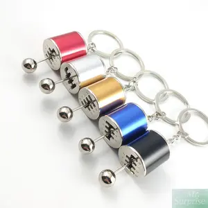 5PCS Creative Gear Shift Keychain Charms - Mini Manual Transmission EDC Mechanical Animated Keychains, Car Gear Shifter Stress Relief Fidget Toy, Novelty Gift for Car Lovers