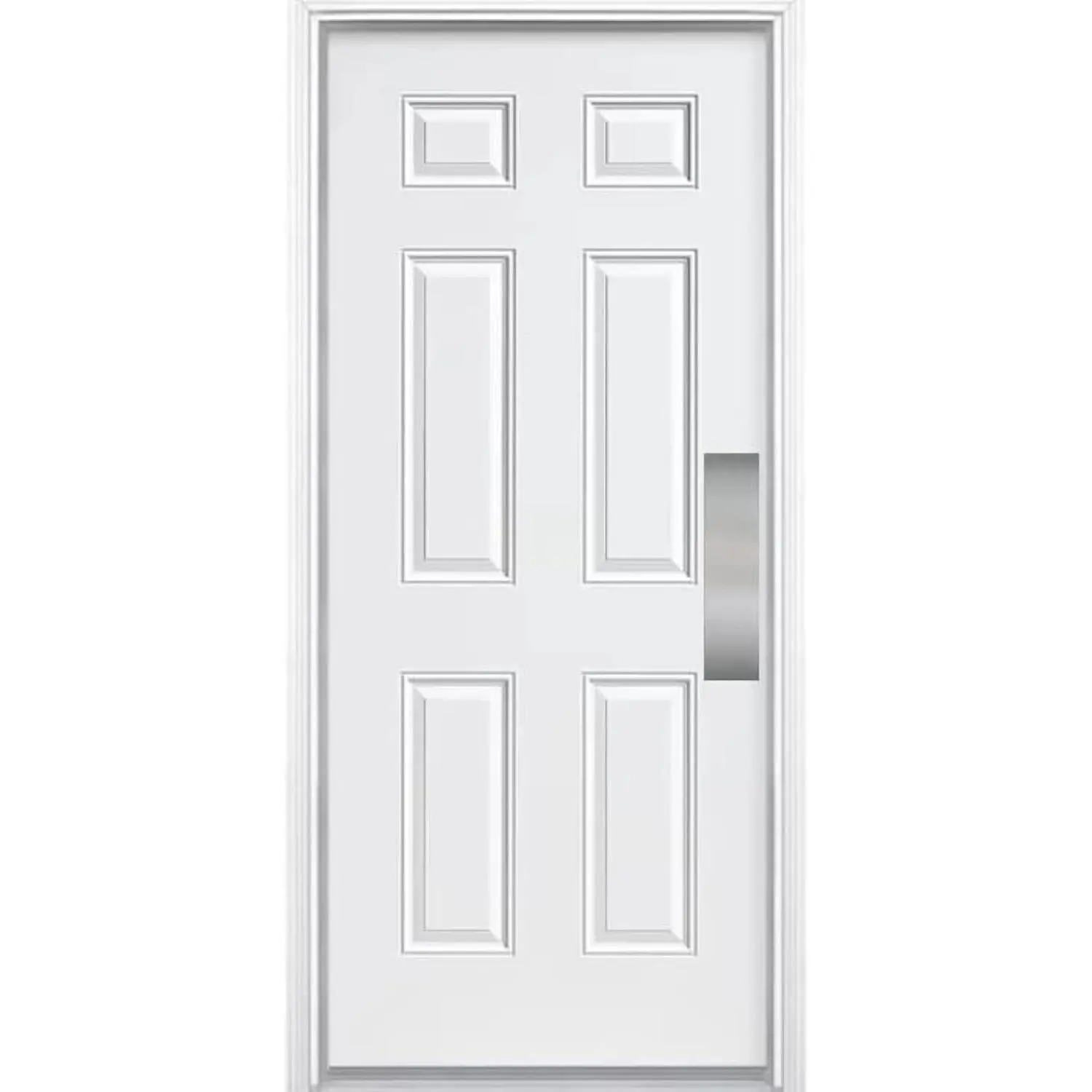 Deck the Door Decor | Door Push Plate - Screw Mount - Multiple Sizes & Finishes (Satin Nickel, 3 x 12)