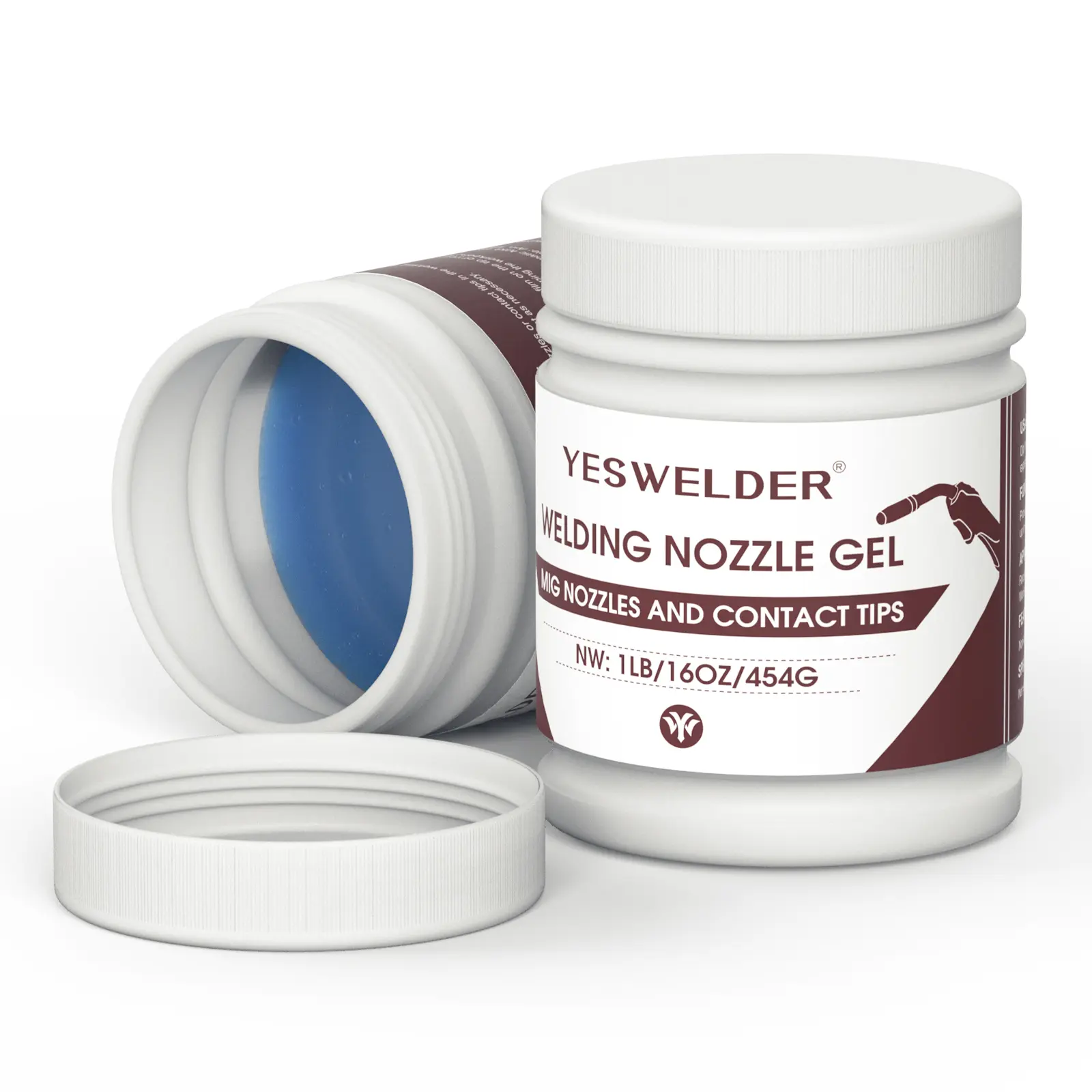 YESWELDER 16 Ounce Silicone-Free Welding Nozzle Gel | Professional Anti-Spatter Dip for MIG/MAG Gun & Contact Tips