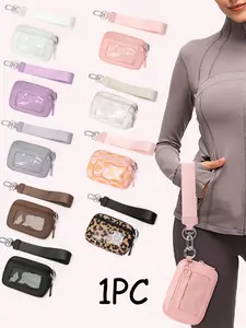 Women's small crossbody bag, Lightweight crossbody bag, made of nylon, adjustable shoulder strap, zippered crossbody wallet, travel shoulder bag and coin purse