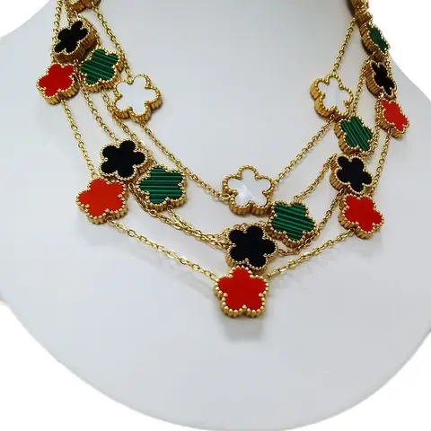 Elegant Flower Pendant Necklace for Party, Daily Luxury Clothing Decor, Trendy All-match & Exquisite Chain Jewelry for Gift, Birthday Gift Jewelry, Fashionable Jewelry Accessories
