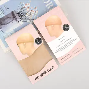 HD Wig Caps For Women 2 Count Transparent Breathable Bald Cap For Wig
