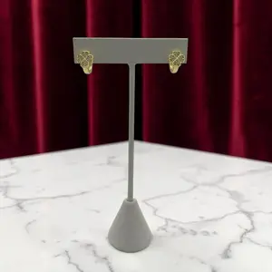 Clover Small Hoops - Gold Plated 14k