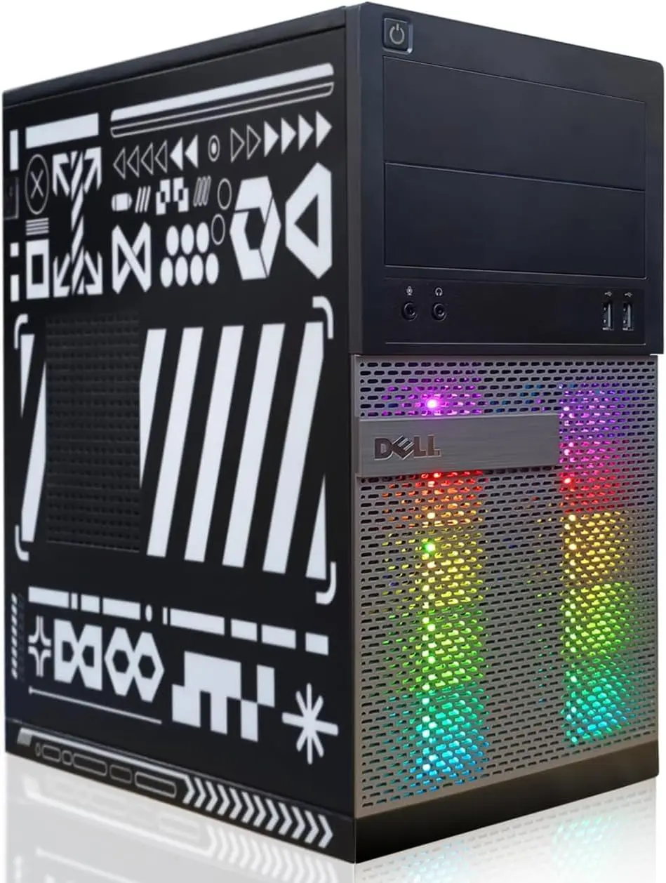 Dell RGB Gaming OptiPlex Desktop PC Computer, Intel Core i5, GeForce GTX 750 Ti 4G, 16GB RAM, 512GB SSD, RGB Keyboard & Mouse, WiFi, Windows 11 Pro (Renewed)
