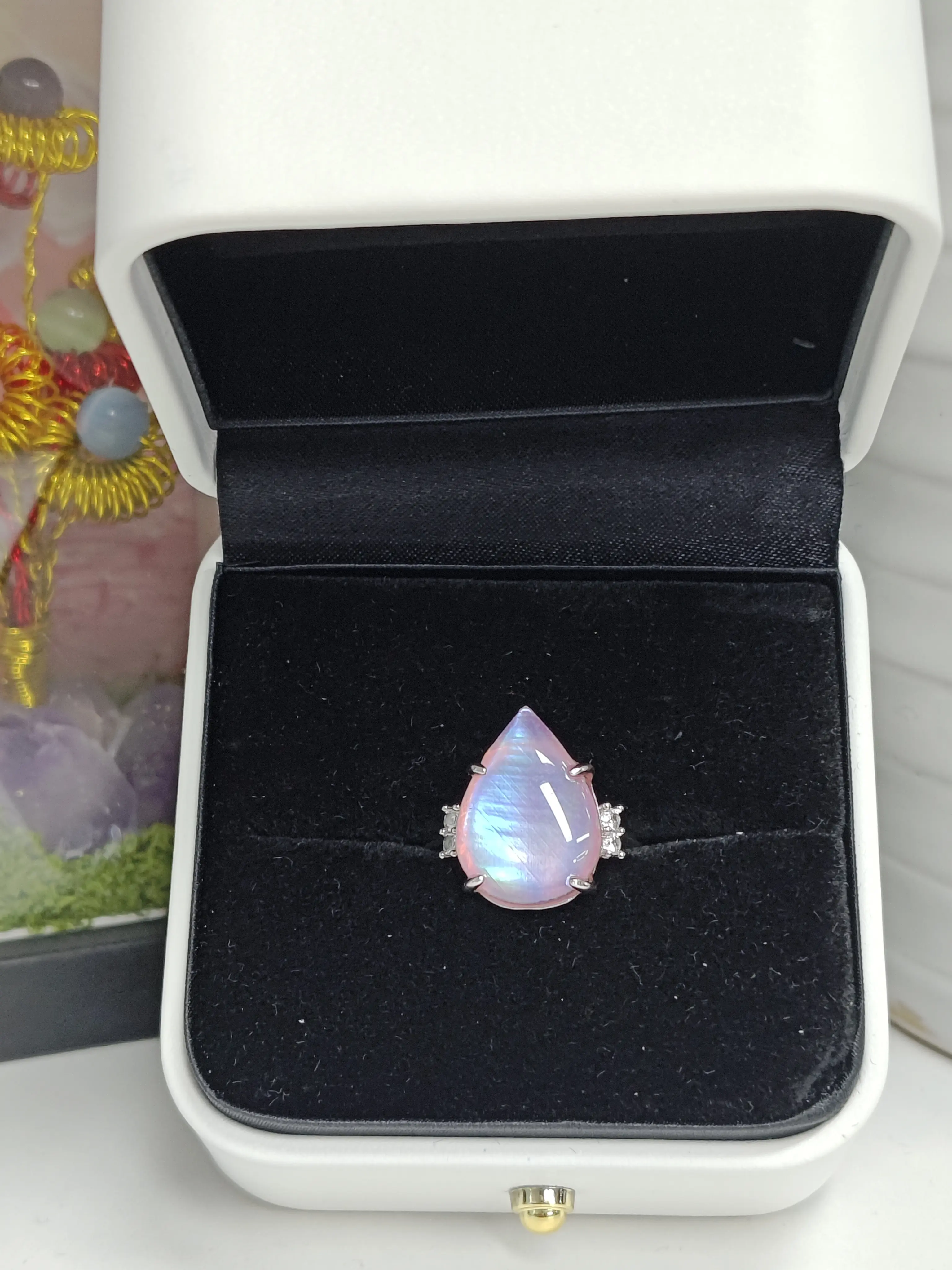 Lia(19365)gc.pink labradorite ring