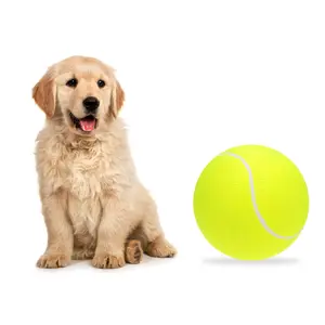 9.5" Oversize Giant Tennis Ball for Children & Adults Green Felt & Rubber Material Perfect for Outdoor Fun Autographing 9.5in Size Game