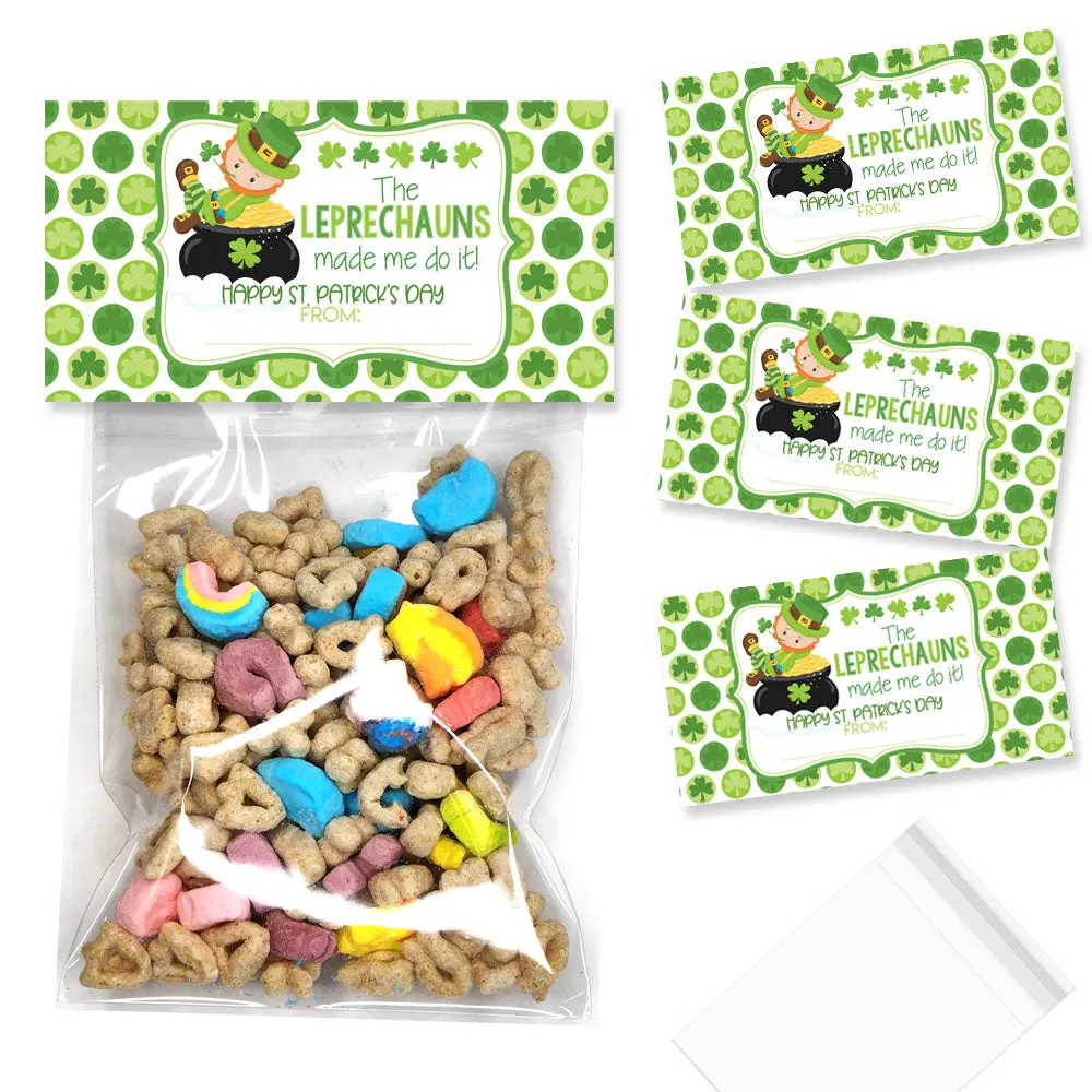 St. Patrick's Day Bag Toppers
