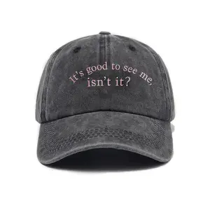 Embroidered It's Good To See Me Cap, Isn't It Wicked Hat, No One Mourns the Wicked Baseball, Musical Theatre Hat, Broadway Musical Gift