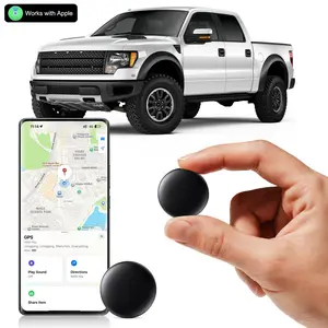 Mini Vehicle Tracker (for iOS) - A hidden car tracker that tracks children, cars, and pets in real time, Compatible with the "Find My" feature, no monthly or subscription fees, Quantity 1