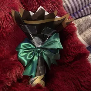 Eternal rose bouquet keychain