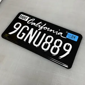 California License Plate Wrap