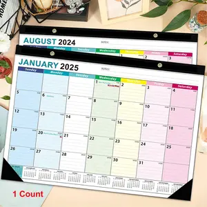 A3 Wall Planner Calendar 2024, 1 Count 2024-2025 A3 Hanging Calendar, Tear Off Calendar, Office Accessories, Colorful Wall Calendar for Home Office