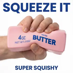 Butter Stick Squishy Toy - Soft, Scented Decompression Toy for Desk, Travel & Gifting – Ultimate Creamy Stress Relief Squishie