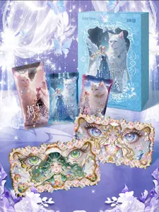Sailor Moon Glittering Gold Collectible Set with Enchanting Cat Figurines and Sparkling Packaging