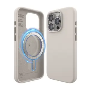 elago MagSafe Silicone Case for iPhone 15 Pro [12 Colors]