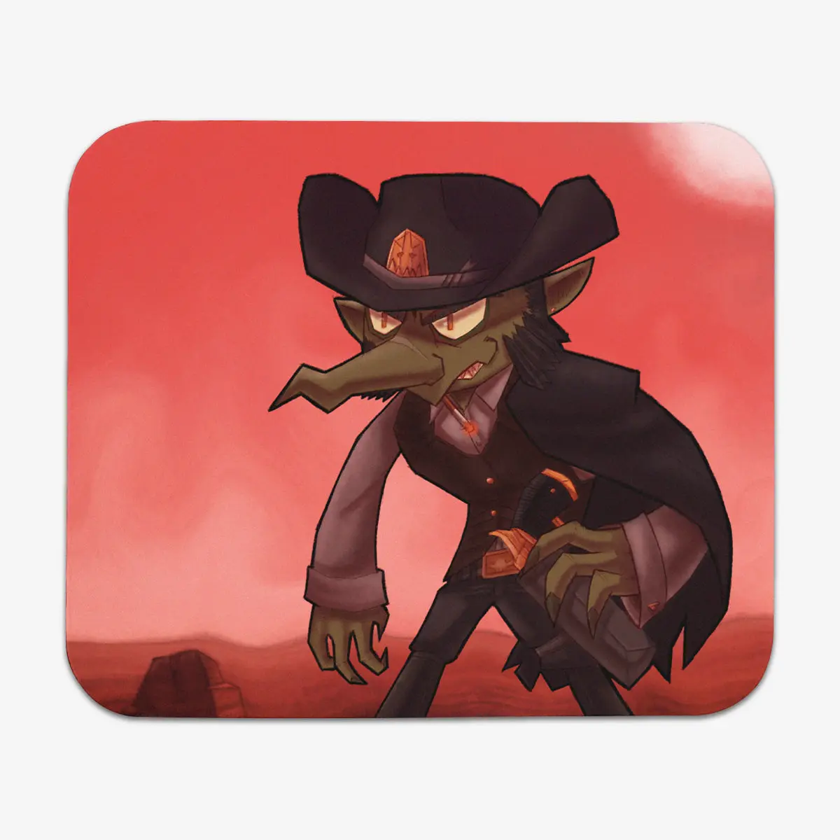 Goblin Cowboy Mousepad