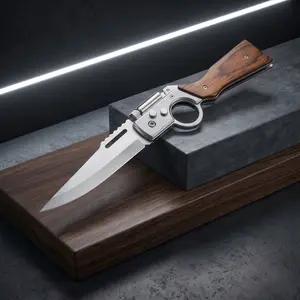 [Father's Day Top Gift] Men's AK47 Pocket Folding Knives - 5C13Mov Stainless Steel, Security Lock, EDC Tactical Pocket Knife for Camping, Outdoor Survival, Pocket Knives