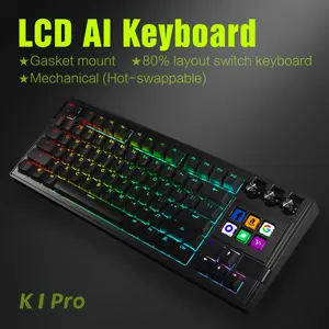 Mechanical Keyboard with Full-Key Programmable Macros, Wired Design, Hot Swappable Keyboard, RGB Backlit, Ideal for PC & MAC Gamers, Model Xinghao Hsv293s