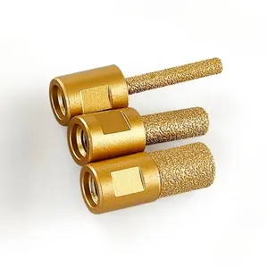 Stone Edge Trimmer Set, Milling Cutter, Bottom Cleaning Cutter, and Grooving Tool, Power Tool Accessories for Quartz Stone, Ceramic Tiles, Granite, Marble, Impact Bit Set, Diamond Drilling Bits