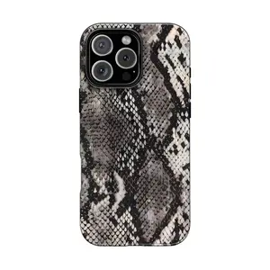 Simulated snake skin pattern, suitable for iPhone 17 ProMax, 17, 16 Pro, 15, 14, 13.12.Beautiful phone case| Shock resistant protective phone case| iPhone case| Gift for girls