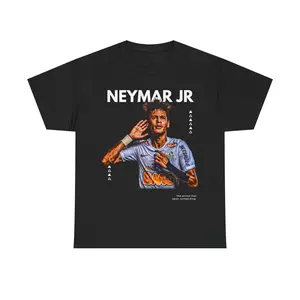 Graphic Neymar T-Shirt, Neymar Santos Tee, Neymar T-Shirt, Soccer T-Shirt, Bootleg Vintage Sport Tee, Cotton Tee