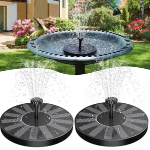 Solar Fountain, Floating Solar Powered Water Fountain Pump for Bird Bath, Garden, Pond, Pool, Outdoor