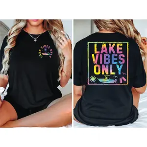 Lake Vibes Only Unisex Bella Canvas Graphic T-Shirt