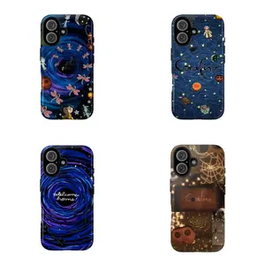 Whimsical Girl phone Cases For iPhone 17 16 15 14 13 12 Promax Pro Plus, Double-layer hard shell protection,best Gift