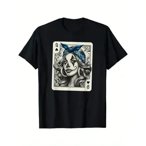 #TikTokShopRestock  Plus Size Chicana Chicano Shirt Camisa Cute Chicano Tattoo Art Clown T-Shirt