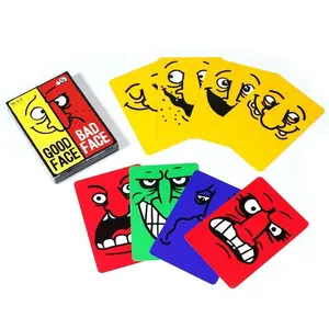 Good Face Bad Face Card Game Hilarious Party Travel Game for Family