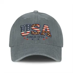 Vintage Unisex US 250th Anniversary Baseball Cap - 1776 USA American Flag, Adjustable, Washable, Relaxed Fit Hat for 4th of July Patriotic Parties (Festive & Party Supply)