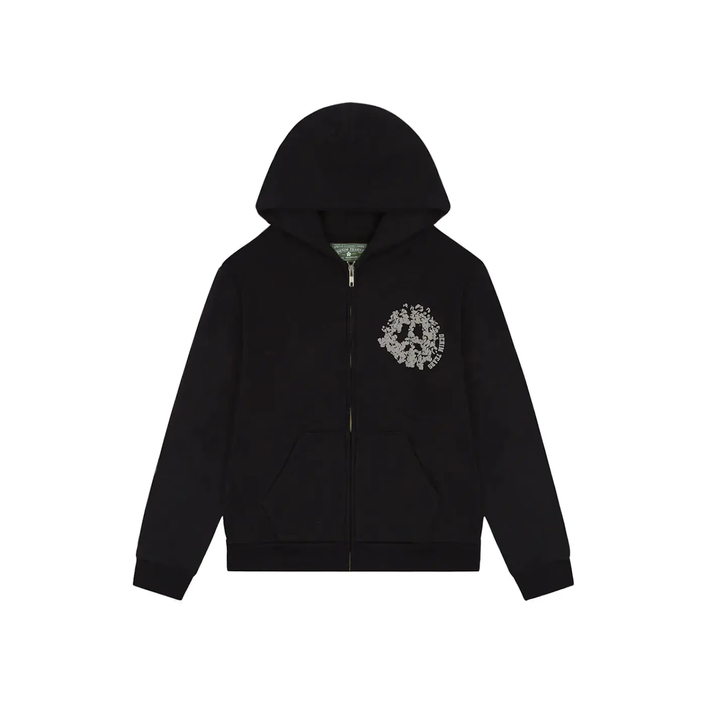 Denim Tears Denim University Zip Hoodie (SS24) Black
