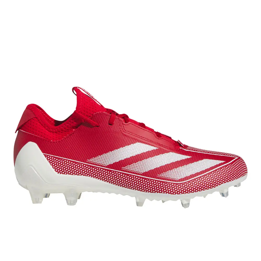 adidas Mens Adizero Electric.1 American Football Sneakers Shoes - Red
