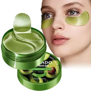 Rozino Avocado Hydrogel Eye Patches - Anti-Aging Under Eye Mask for Puffy Eyes, Dark Circles, and Fine Lines