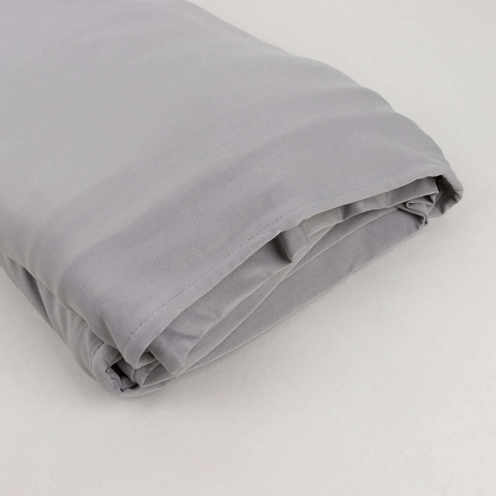 Silver Spandex 4-Way Stretch Fabric Bolt, DIY Craft Fabric Roll - 60"x10 Yards, Gowns, Sewing