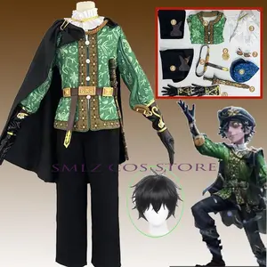 Patient Emil Cosplay Game Identity Ⅴ Costume Romeo Uniform Cloak Hat Prop Suit Party Carnival Outfit Woman Man Clothing