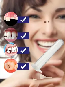 10ML DIY Temporary Tooth Repair Resin Gel for Makeup, Tooth Filling, Fix Tooth Gaps and Cavities, Easy to Use All Seasons Tooth Solution