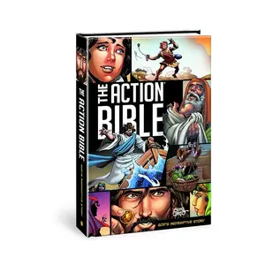 The Action Bible: God's Redemptive Story - Visual Illustrated Religious Evangelical Resource with Forgiveness Themes, Bestselling Religion Book