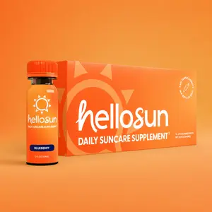 Hello Sun Daily Suncare Supplement - 2oz Shot, Blueberry Flavor, Sun & Antioxidant Support Hello Sun Daily Suncare Supplement - 2oz Shot, Blueberry Flavor, Sun & Antioxidant Support