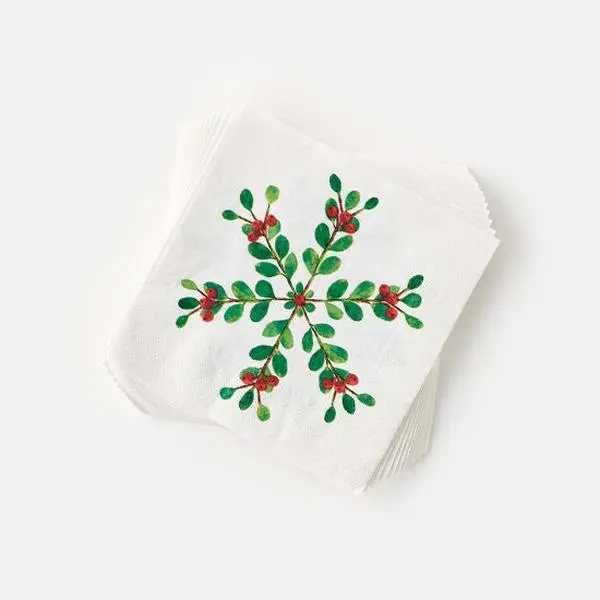 Botanical Christmas Napkins