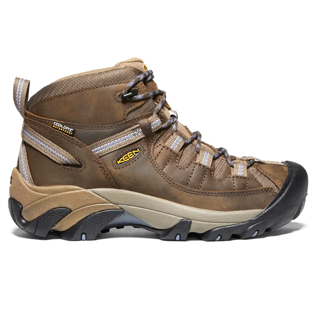KEEN Womens Targhee Ii Mid Hiking Hiking Casual Boots Ankle Low Heel 1-2" - Brown
