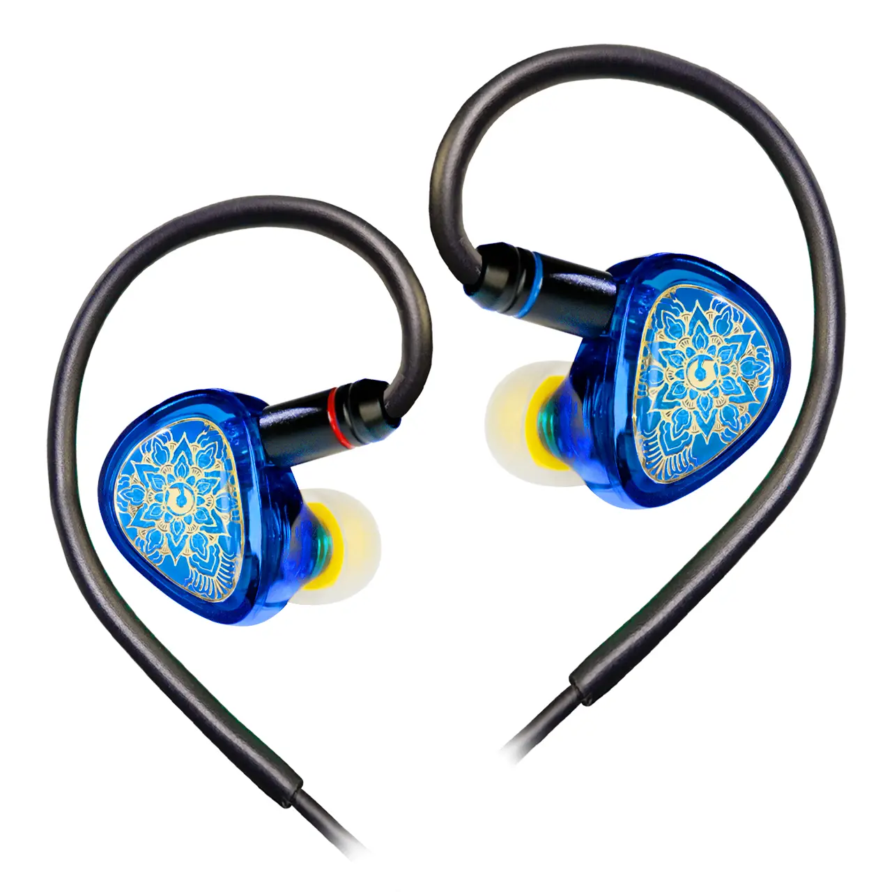 TANGZU Wan'er SG 2 Gaming In-Ear Monitors (IEMs) with Mic, 10mm Dynamic Driver IEM, Oval, Detachable 2-Pin 3.5mm Jack Wired Earphones for Gaming Earbuds & Cellphones Use, Earbuds For Gaming