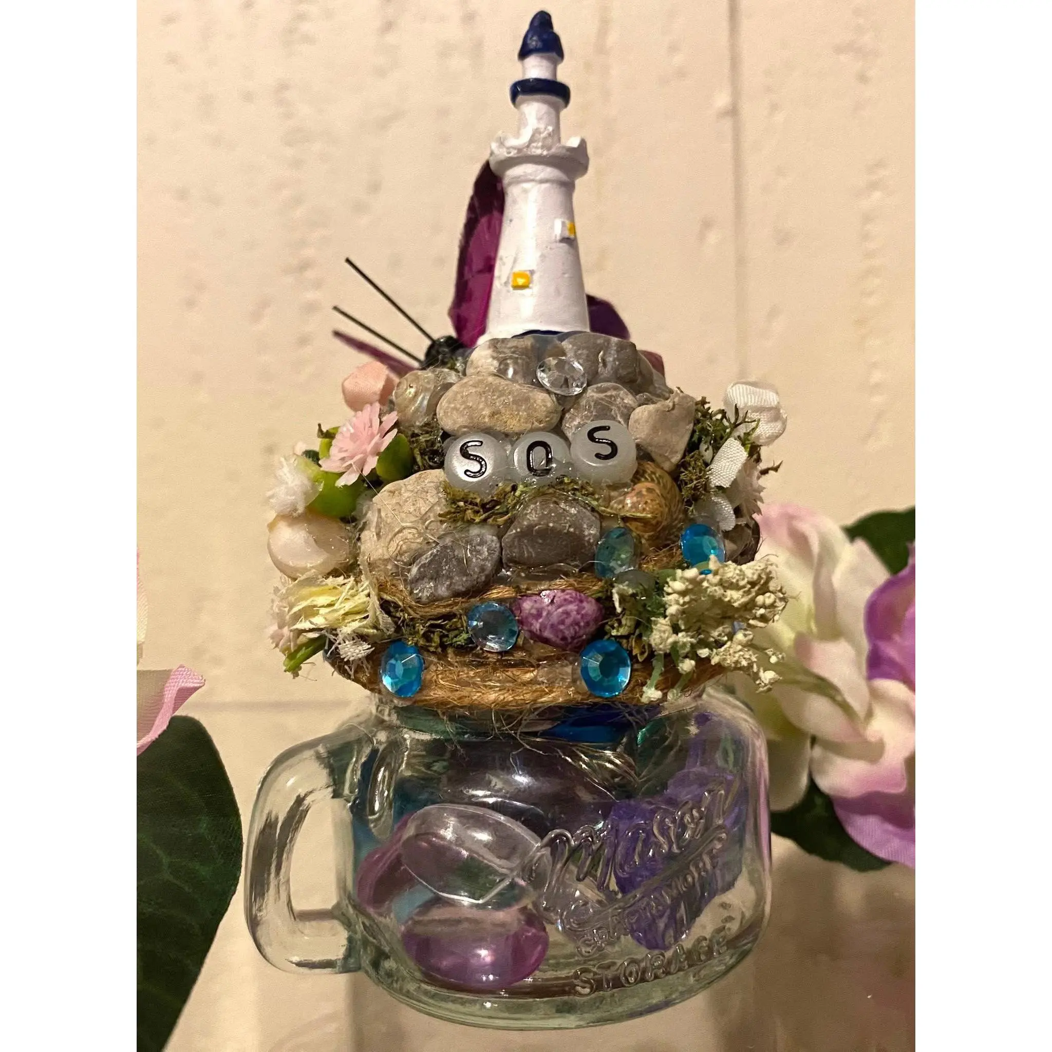 Xsm decorated Mason Jar