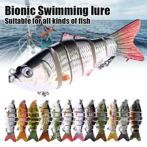 5Pcs Lifelike Swimming Hard Lure Minnow Bait Kit with 3D Eyes Realistic Wobbly Action for Bass Trout Freshwater Saltwater Fishing Tackle