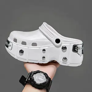 Unisex sporty EVA shoes with a soft, comfortable sole and simple design; versatile travel beach casual sandals for all seasons Water Clogs slides for men slippers