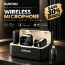 KUKIHO Wireless Lavalier Microphone with Charging Case - 5V, 8h Battery Life, Magnetic Snap-on Podcast Recording Mic for iPhone, iPad, Android Smartphones (Vlogging Equipment),techvibes