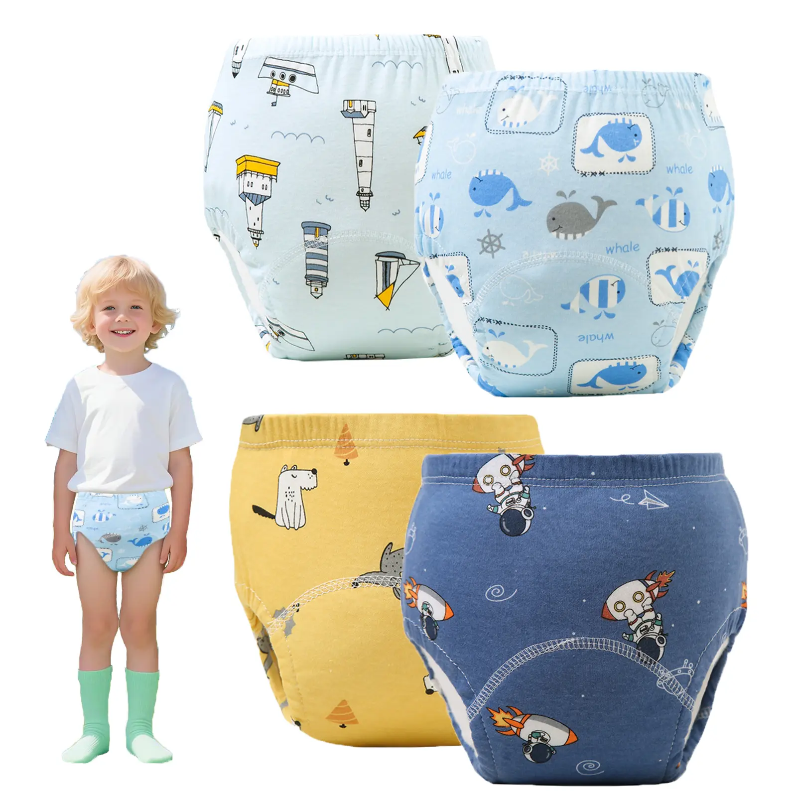 Up Airy Potty Training Pants for Boys & Girls, Toddler Learning Underwear – Soft, Absorbent & Leak-Proof with Fun Characters Travel