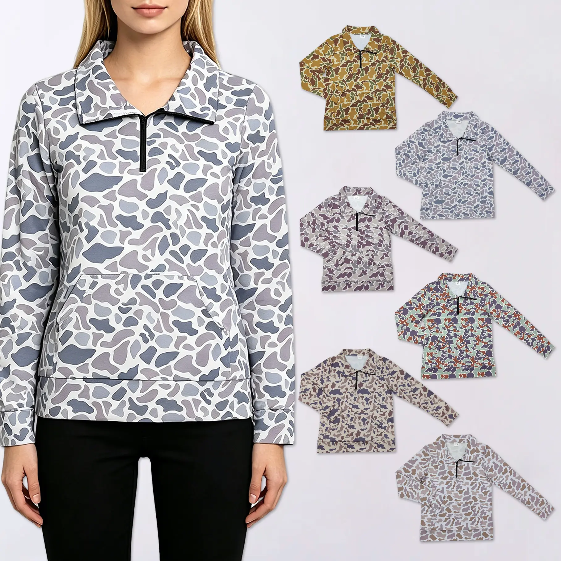 Adult Women‘s Camo Hoodies